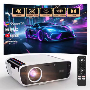 Proyector de Cine en Casa 4K con Google TV, 1850ANSI, Proyector de Películas para Exteriores para Cine Familiar y Juegos (Compatible con Enfoque TOF 4K) - Product Image 1