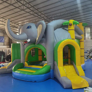 Château <span class=keywords><strong>gonflable</strong></span> populaire en PVC écologique en forme d'éléphant pour <span class=keywords><strong>jeux</strong></span> sportifs d'extérieur – Grande vente ! - Product Image 1