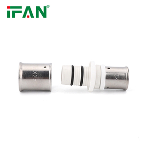 IFAN <span class=keywords><strong>BS</strong></span> 15875 Accesorios PEX en venta PN25 Todo tipo PPSU Ajuste de prensa PN25 Color blanco 16-32MM Accesorios de tubería de latón - Product Image 5