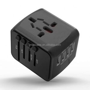 EU UK USA AU Multi-port Charging Head 4USB World Travel Fast Charger 5V3.4A AC Adapter - Product Image 2