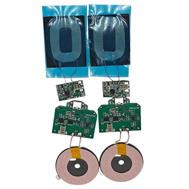 Qi Wireless Charging Module 5W/10W/15W/20W Quick Charger Green Solder OEM Circuit Board Coil Receiver PCBA