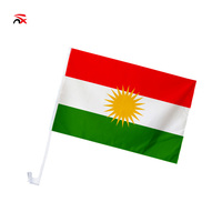 Drapeau de décoration du Kurdistan personnalisé en gros, drapeau de voiture, drapeau de table pour le jeu sportif 2026