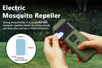 Répulsif Moustiques Électronique Portable 3-en-1 OEM pour Extérieur, Tue-Moustiques, Power Bank 9000mAh et Lampe Torche pour Camping et Randonnée