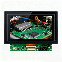 Kundenspezifisches Industrielles STN TFT LCD Display-Modul Resistiver Touchscreen Angepasste PCB HMI-Panels 800x480 Auflösung 800-1500 Nits 7 Zoll Breit