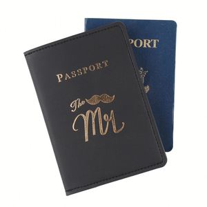 Estuche para Identificación de Cuero PU con Diseño para Parejas, Logotipo Personalizable, Antirrobo, Duradero, Portátil, Impermeable, Porta Pasaportes, Moderno - Product Image 6