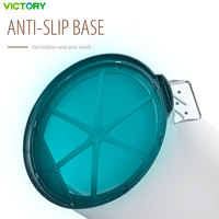 Poubelle de salle de bain imperméable en acier inoxydable pour hôtel, bureau, cuisine, intérieur, 6/10/15/20/22/32L