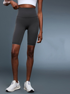 Pantaloni <span class=keywords><strong>da</strong></span> Yoga estivi a vita alta <span class=keywords><strong>da</strong></span> <span class=keywords><strong>donna</strong></span> che sollevano i pantaloni <span class=keywords><strong>attillati</strong></span> a cinque punti per Fitness all'aperto - Product Image 5