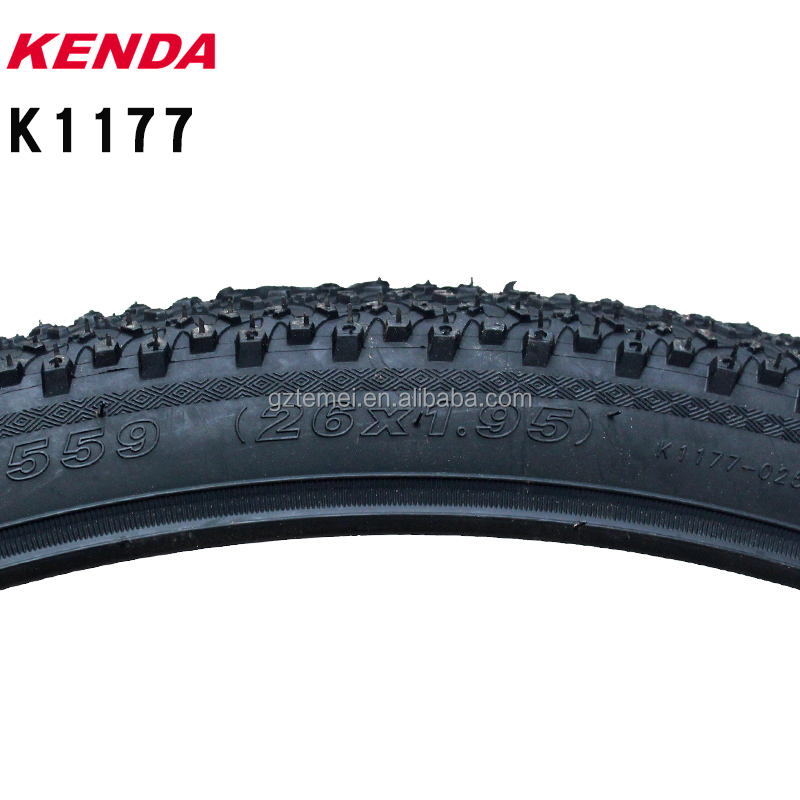 Велосипедная шина Kenda 26*1,95 MTB k1177 со стальной проволокой и большим рисунком 65PSI, дренажная Нескользящая шина