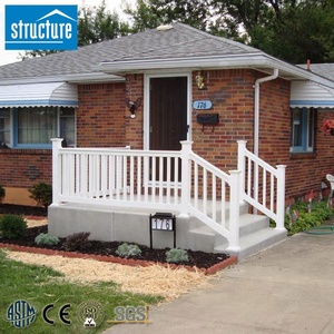 Thiết Kế Lan Can Ban Công Sân Vườn Ngoài Trời Vinyl Trắng PVC Giá Rẻ - Product Image 2