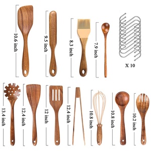 Bán Buôn Nhà Bếp Nhà Bếp Công Cụ Thiết Lập Gỗ Đồ Dùng Nấu Ăn Công Cụ Bằng Gỗ Đồ Dùng Nhà Bếp - Product Image 2