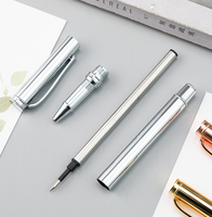 Stylo à gel personnalisé en métal personnalisé Cadeau de luxe conçu Stylo à rouleau en métal pour les entreprises