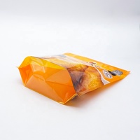 Pochette debout pour croquette de poulet imprimée personnalisée avec fermeture à glissière sac d'emballage en mylar pour aliments congelés à basse température de qualité alimentaire