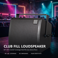Haut-parleur coaxial de 10 pouces, 200 W RMS, 8 ohms, moniteur mural ou de sol avec support