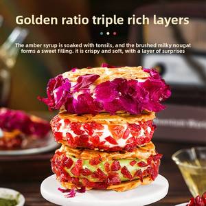 Ben Gong E Le Rodajas <span class=keywords><strong>de</strong></span> almendras <span class=keywords><strong>Galletas</strong></span> crujientes con relleno <span class=keywords><strong>de</strong></span> turrón <span class=keywords><strong>de</strong></span> Matcha Sabor dulce <span class=keywords><strong>Galletas</strong></span> <span class=keywords><strong>de</strong></span> aperitivos asiáticos chinos Paquete <span class=keywords><strong>de</strong></span> bolsa al por mayor - Product Image 3