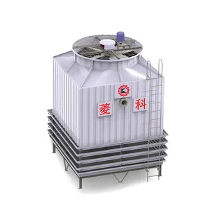 High Quality low noise square type frp Counter Flow Round Cooling Tower for industrial