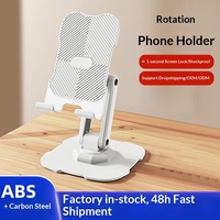Support de téléphone de bureau pliable et rotatif à 360° en alliage Tengyan, portable pour TikTok, diffusion en direct et visionnage de films