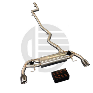 Scarico Catback Performance per <span class=keywords><strong>BMW</strong></span> G20 <span class=keywords><strong>G21</strong></span> G22 G23 G26 325i 330i 425i 430i B48 2.0T dal 2018 in poi con Silenziatore a Valvole - Product Image 1