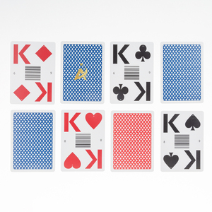 Cartes à jouer personnalisées avec code-barres, 0,3 mm, 100 % plastique, imperméables, index jumbo, lettres épaisses, cartes de <span class=keywords><strong>poker</strong></span> professionnelles pour <span class=keywords><strong>casino</strong></span> - Product Image 2