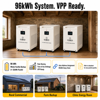 Batterie Lithium LiFePO4 51.2V 48V 30-32 KWh 32Kwh 628AH 32Kw pour kit solaire 36Kw, en stock UE DDP