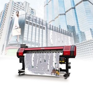 Imprimante jet d'encre à solvant écologique 1,2 m 1,3 m 1,6 m pour impression <span class=keywords><strong>grand</strong></span> <span class=keywords><strong>format</strong></span> de bannières, flex, PVC, affiches avec têtes d'impression XP600 I3200 DX5 - Product Image 1