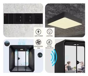 Spazio di lavoro Mobile insonorizzato per ufficio Pod riunioni da lavoro per telefono cabina di studio per la vendita - Product Image 2