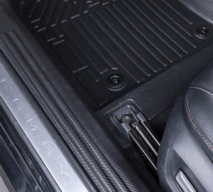 Alfombrillas de coche para todo tipo de clima al por mayor TPE 5D alfombra impermeable resistente a la abrasión alfombrillas de pie de coche para SONATA <span class=keywords><strong>2022</strong></span> - Product Image 3