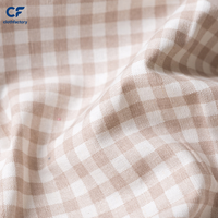 Vente directe du fabricant Tissu en coton et lin à carreaux tissé pour chemises, robes, nappes, rideaux, coussins et housses pour filles