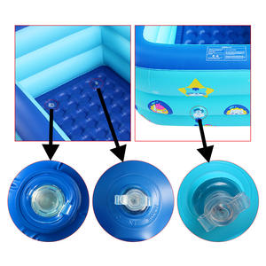 आउटडोर उपकरण 2 रिंग के ऊपर जमीन गार्डन स्पा बड़े Inflatable गद्दी पूल परिवार बच्चों बच्चे प्लास्टिक स्विमिंग पूल - Product Image 6