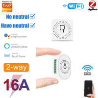 Module de relais intelligent sans fil X402-1 Tuya Wifi 16A Mini disjoncteur intelligent à commande bidirectionnelle pour Alexa Google Home