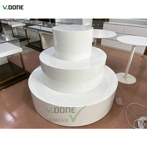 Recepción de salón de belleza de uñas moderna personalizada, recepción de lujo en blanco y dorado, Mostrador de pago - Product Image 4