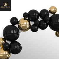 Miroir décoratif de luxe Boca Newton en acier inoxydable, miroir mural haut de gamme pour villa, grand miroir d'entrée pour couloir
