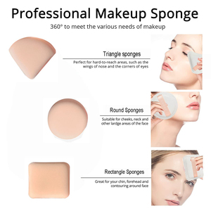 Matériau de bouffée de poudre de haute qualité outil de maquillage utilisation sèche et humide réutilisable Super doux marque privée grande bouffée de poudre - Product Image 3