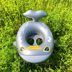 Inflatable Swimming Circle Children's <b>Pool</b> Floating Bed Water Entertainment Facilities Featuring Animal Patterns for Leisure - Product Image 6