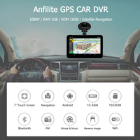 Junsun-navigateur GPS pour voitures, Android, 7 pouces, avec caméra de tableau de bord, processeur Quad-core MT8127, 2015 Navigation, Europe, espagne, France, états-unis, carte