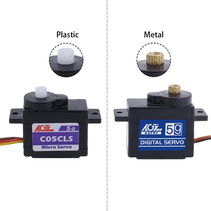 AGFRC Servo numérique <span class=keywords><strong>mini</strong></span> sans noyau à engrenages en plastique, très vendu, micro taille C05CLS 1KG 6.5V 5g, pour avion RC, <span class=keywords><strong>Mini</strong></span> <span class=keywords><strong>Z</strong></span>, voiture, robot, serrure intelligente - Product Image 2