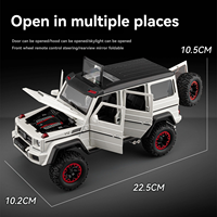 2025 Bestseller G500 1/24 Diecast RC Auto Ferngesteuert mit Sound und Licht Metall-Automodell Spielzeug Dekoration Ornament