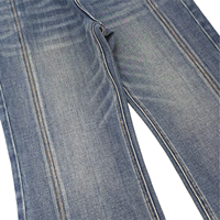 Pantalon en jean décontracté pour femme, coupe bootcut évasée, style vintage, avec fente à l'ourlet, extensible, coupe régulière, effet push-up, fabrication OEM personnalisée