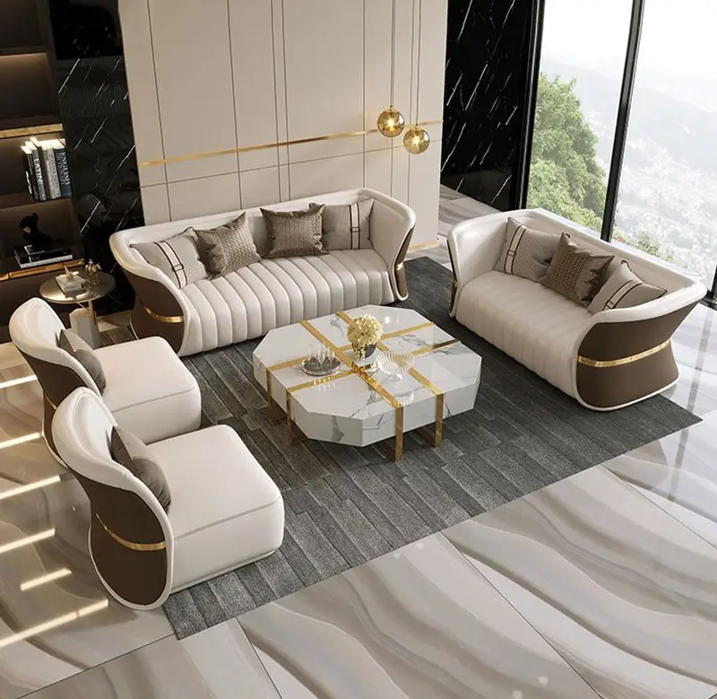 लक्जरी इतालवी आधुनिक डिजाइन फर्नीचर सोफे सेट सेक्शनल सोफे लिविंग रूम सोफा एल आकार लक्जरी उच्च गुणवत्ता वाले घर कपड़े 1 टुकड़ा
