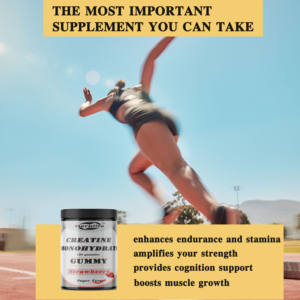 Oem-חם מכירה-התאמה אישית-קריאטין מונohydrate 5000 mg-תות תוספת טעם קריאטין עבור שגרת היומיום - Product Image 5