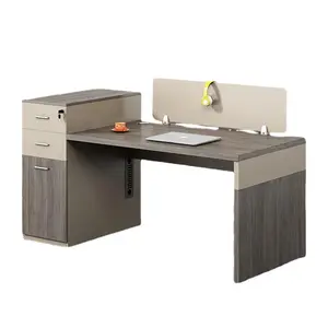 רגלי שולחן מתכת ריהוט משרדי מודרני מחיצה אדם תחנת עבודה מחשב 4