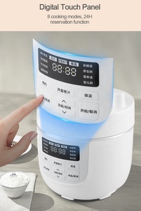 2 Lít Điều Khiển Cảm Ứng Nồi Áp Suất Điện 710W <span class=keywords><strong>LCD</strong></span> Màn Hình Hiển Thị Mini Nồi Áp Suất Điện Cho Hàn Quốc Và Nhật Bản - Product Image 3