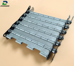 सीएनसी मशीन उपकरण श्रृंखला कन्वेयर बेल्ट स्टेनलेस स्टील कन्वेयर बेल्ट प्रणाली चिप कन्वेयर बेल्ट - Product Image 3