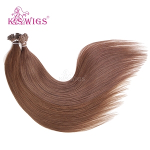 Wholesale 100% Chinese Remy Human Hair I tip Extension Cuticle Aligned Double Drawn Soft No Shedding Dark Color Natural Straight - Product Image 5
