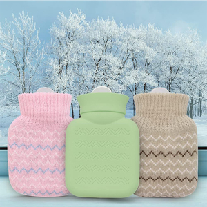 Vente en gros <span class=keywords><strong>mini</strong></span> sac à eau chaude amovible en silicone <span class=keywords><strong>bouillotte</strong></span> écologique avec housse en peluche sac chauffe-mains - Product Image 6