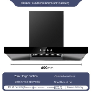 Filtros deflectores Campana extractora de cocina Ventas calientes Taza de aceite Súper succión Campana extractora en forma de T para campana extractora de cocina - Product Image 4
