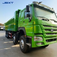 Camion benne SINOTRUK HOWO 6x4 8x4 d'occasion en bon état, camion benne de chantier lourd