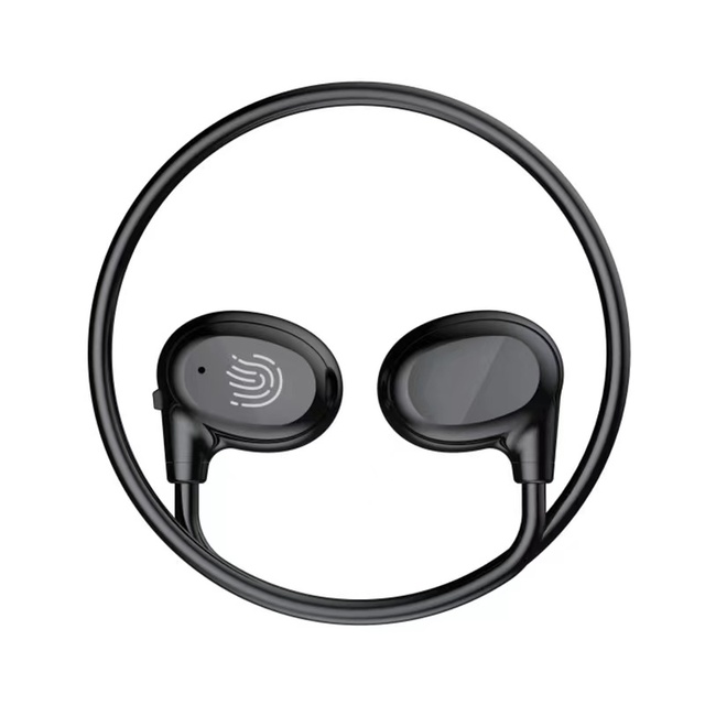 Cheap Fashion BT5.3 Wireless Earphones Neck Hook Sporty Dual Ear in Ear Neck Hook TWS Earbuds Portable Bone Conduction Earbuds