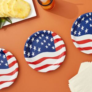Factory Direct OEM <b>Disposal</b> Paper <b>Plate</b> Round 7 Inches CMYK Basketball Theme Birthday Party Supplies and Decorations - Product Image 2