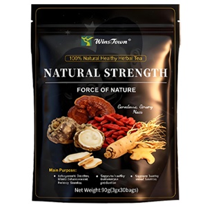 C104 Tea Bags Herbal 30 Count 3g Each Natural Blend Lingzhi Goji Berry Cistanche Ginseng <b>Red</b> <b>Date</b> Chinese Yam Maca Tea for Men - Product Image 2
