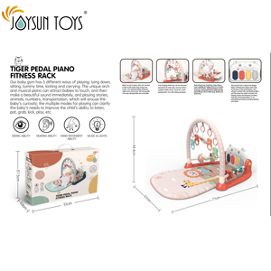 Alfombra de juegos infantil suave de alta calidad, Alfombra de actividad Musical para niños, manta de Fitness de Tigre, alfombrilla de juego de gimnasio y Piano oyuncak para bebé - Product Image 6
